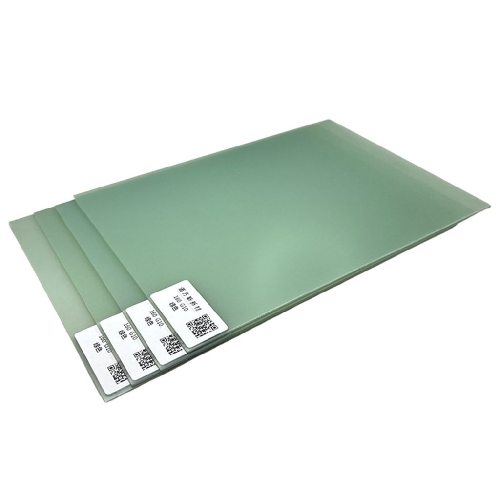 FR-4 is a flame-retardant epoxy glass fiber cloth laminated board.